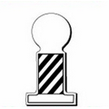 Barber Pole Notekeeper Magnet- 20 Mil Spot or Process Color (1-1/2"x2-3/4")